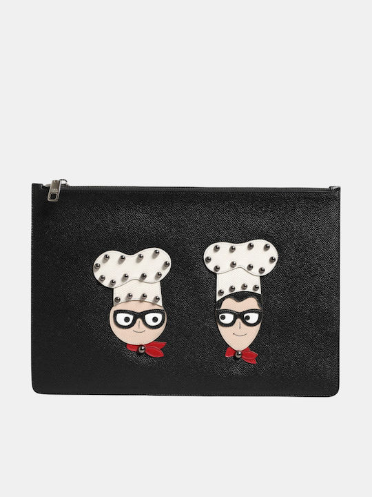 Dolce & Gabbana Кожена Мъжка Чанта За Ръка