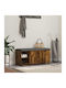 Entry Furniture with Bench Smoked Oak 100x38x46cm