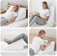 vidaXL Μαξιλάρι Σφήνα με Memory Foam 60x50x30cm σε Λευκό χρώμα 42020194