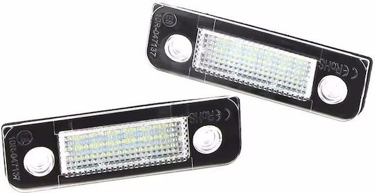 GRP Φώτα Πινακίδας Led για Ford Fiesta / Fusion / Mondeo