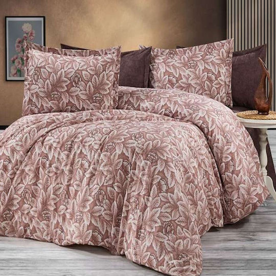 MayHome Σετ Μαξιλαροθήκες με Φάσα Floral 50x70εκ.