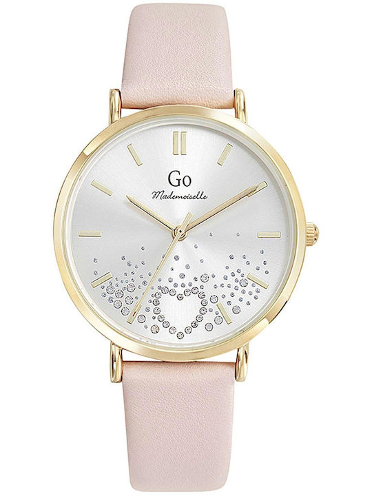 GO Mademoiselle Women's Watch with Pink Leather Strap