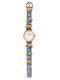 Kids Analog Watch with Metal Bracelet Gray