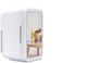 Cosmetic Refrigerator 4lt with Mirror with LED Lighting & Heating Function White