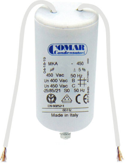 Comar Capacitor Permanent 8μF 450V 1pcs 03.006.0022