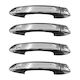 S-dizayn VW Eos Cabrio 2006+ Chrome Metallic Door Handles 2 Doors 2 Pieces