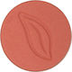 puroBio Cosmetics Eyeshadow Compact Refill Lidschatten Matt in fester Form in Orange Farbe 2.5gr