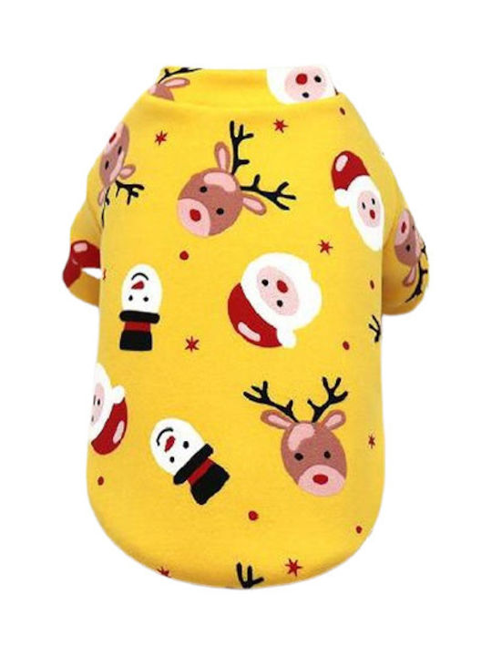 Denik Pets Xmas Sweatshirt Hund in Gelb Farbe L 35cm.