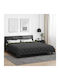 vidaXL Плик за Завивка Двоен 200x200 Green, Anthracite