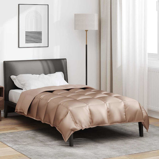 vidaXL Duvet Cover Double 200x155 Gold