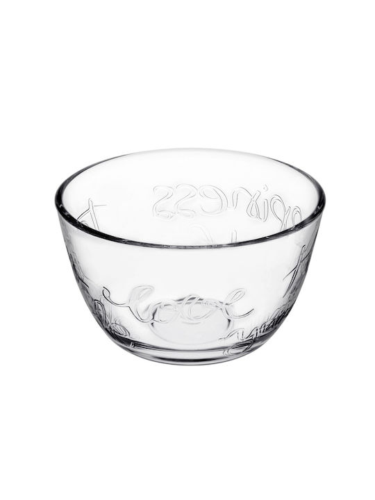 Pasabahce Servierschüssel Rund Glas Transparent mit Durchmesser 10cm