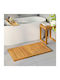 vidaXL Bath Mat Wooden 42025269 Coffee 100x55cm