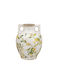 Artekko Lemon White Ceramic Vase Lemons 22x17x17 Cm