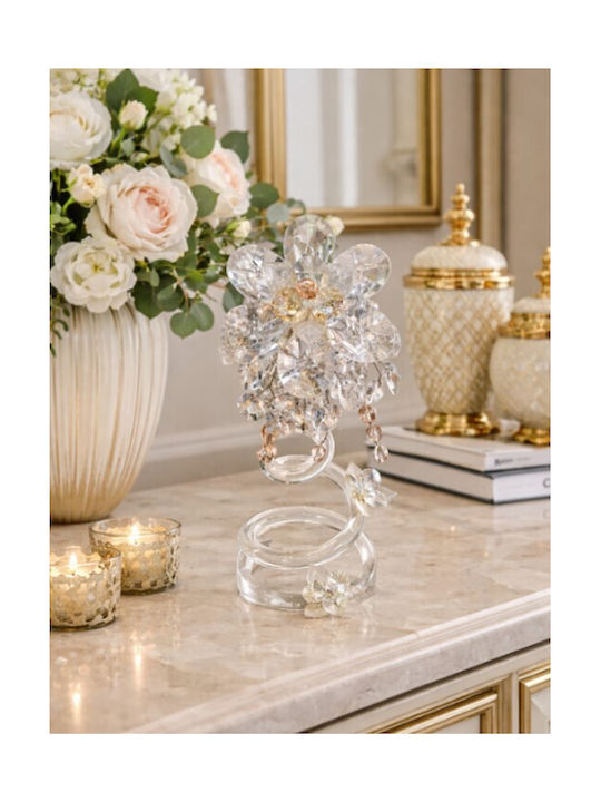 Decorative Crystal Flower Bonsai De Cristal 10x9x24cm Galifas 9180220 Galifas