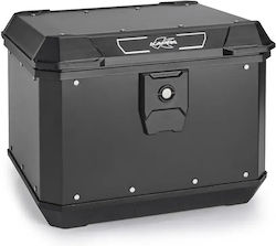 Kappa Moto Motorcycle Top Case Monolock Aluminum 50lt Black Kappa Moto Motorcycle Top Case Monolock Aluminum 50lt Black