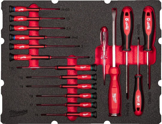 Milwaukee Tool Tray with 17 Tools