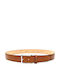 Men's Belt Leather Tabac Brown