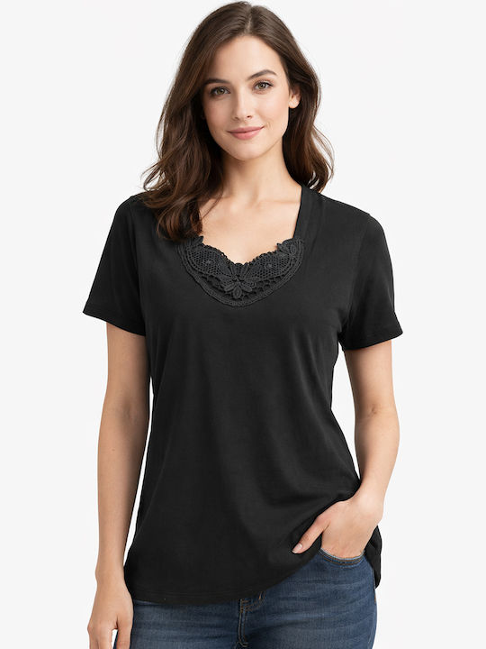 Women's Short Sleeve T-Shirt Black