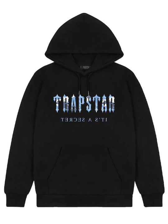 Trapstar Decoded Sweatshirts für Herren Blau Camo mit Kapuze
