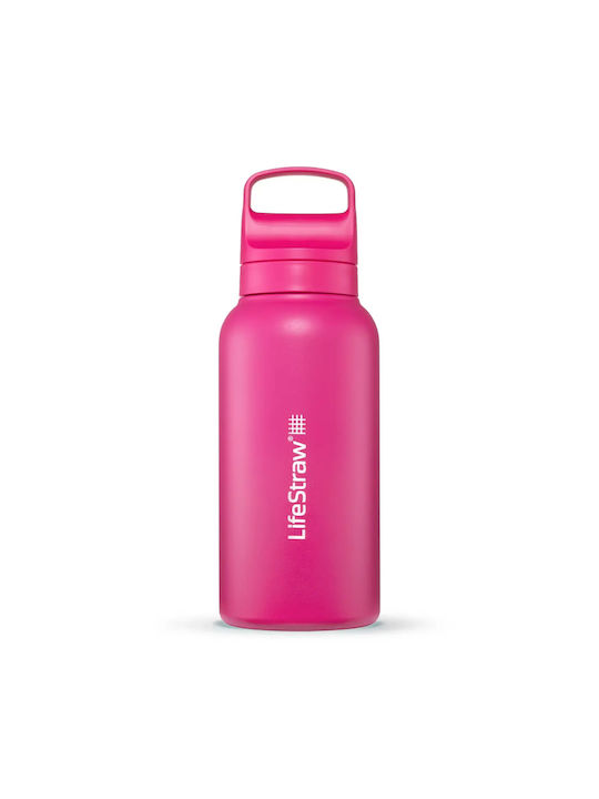 Lifestraw Παγούρι Ανοξείδωτο με Φίλτρο 1000ml Ροζ