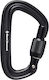 Black Diamond Liteforge Screwgate Μαύρο Βιδωτό Καραμπίνερ Black