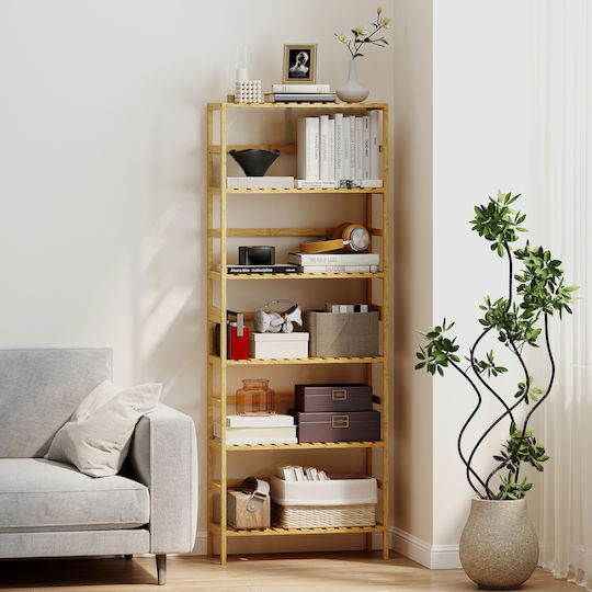 Shelf Wall 60x26x161cm Natural Wood Shelf Wall 60x26x161cm Natural Wood