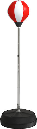 HomCom Συνθετικός Σάκος Ταχύτητας με Ύψος 43cm Κόκκινος
