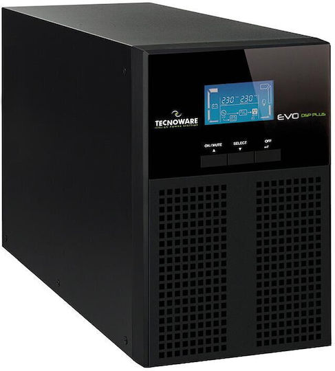 Tecnoware EVO DSP PLUS UPS Устройства On-Line 1200VA 1080W с 3 IEC Гнезда