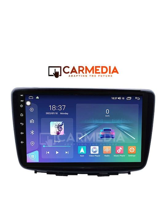 Carmedia Auto-Audiosystem für Suzuki Baleno 2016 mit Touchscreen 9" Bluetooth USB Wi-Fi GPS Apple CarPlay Android Auto