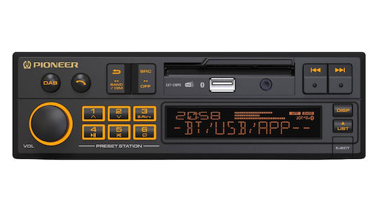 Pioneer SXT-C10 PS Ραδιόφωνο Αυτοκινήτου (1DIN) (Bluetooth/USB)
