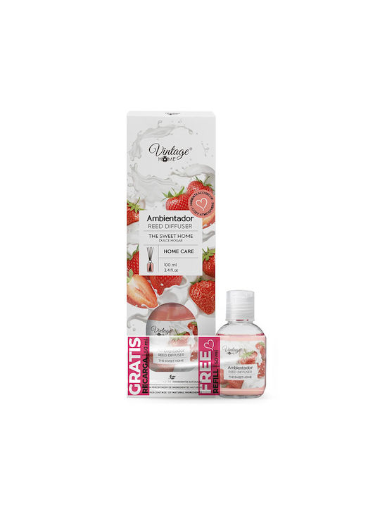Vintage Home Sweet Home Difuzor Cu Bețișoare Parfumuri Pentru Casă 100 Ml + 50 Ml Înlocuire