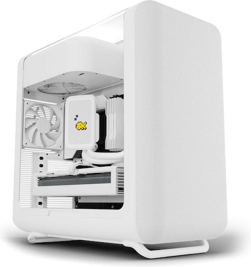 HYTE X50 Gaming Midi Tower Κουτί Υπολογιστή με Πλαϊνό Παράθυρο Snow White