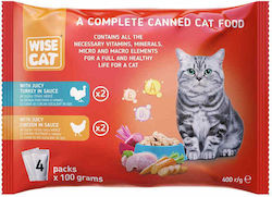 Wise Cat Wet Food 4x100gr Wise Cat Wet Food 4x100gr