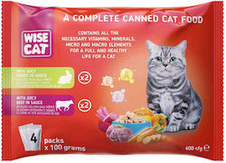 Wise Cat Wet Food 4x100gr Wise Cat Wet Food 4x100gr