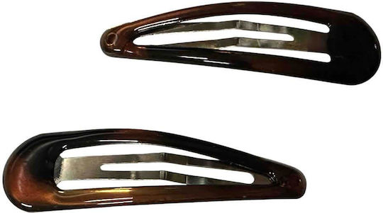 Σετ Κλιπ 5mm Καφέ 2 Τεμ Roro