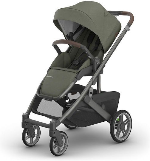 UPPAbaby Cruz V3 Adjustable Triplet Stroller Suitable for Newborn Meadow Green