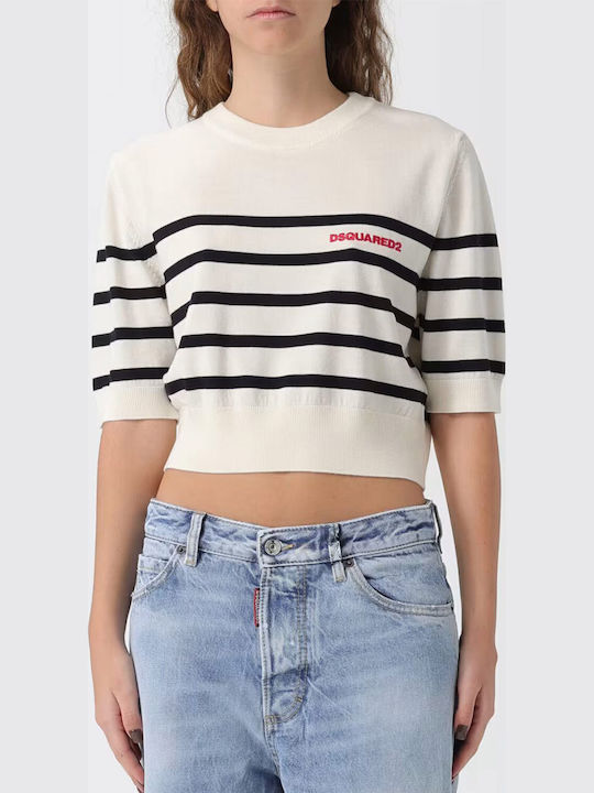 Dsquared2 Damen Pullover Weiß