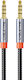 Cabletime Καλώδιο Ήχου 3.5mm male - 3.5mm male Μαύρο 1m με Επίχρυσους Ακροδέκτες CT-AM35M-AG1