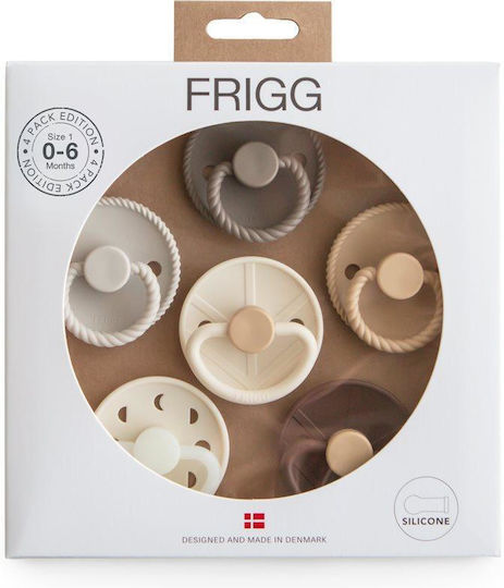 Frigg Πιπίλες Σιλικόνης Νυκτός για 0-6 μηνών 6τμχ