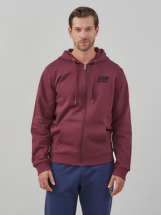 Admiral Sweatshirt mit Kapuze Bordeaux