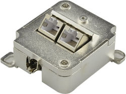 Computer Socket 2xrj45 Cat.5e Shielded Stp Surface Mounted