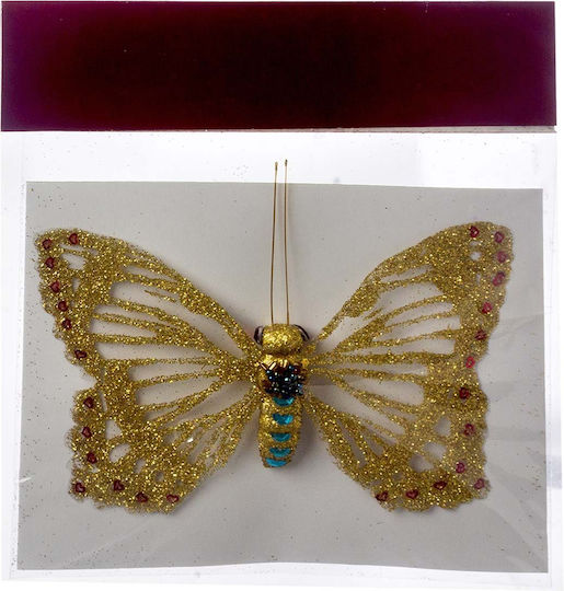 Goldene Kunststoff Schmetterling 25304