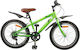 vidaXL 24" Kinder Fahrrad BMX Grün