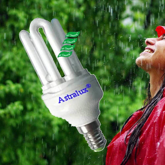 Astralux Λάμπα Οικονομίας 12w Ιονιστή 6400κ Ψυχρό Λευκό