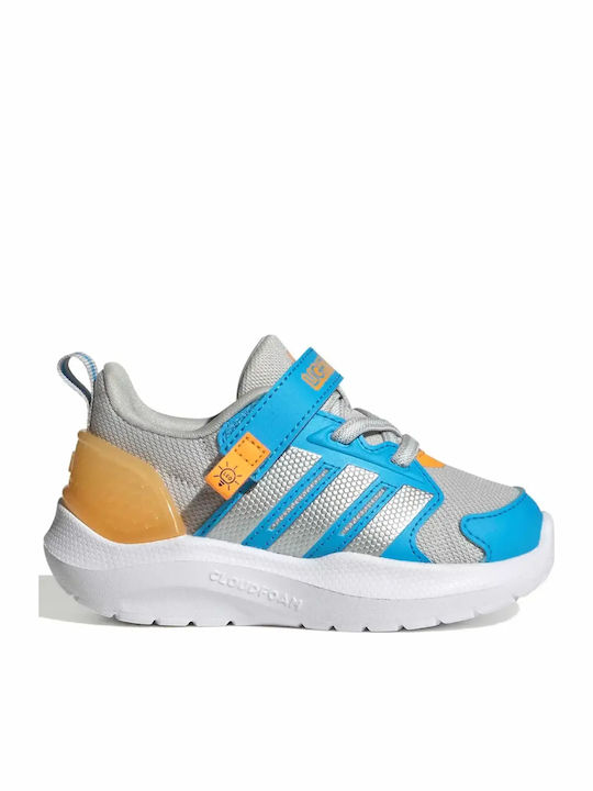 Kids Sports Running Shoes with Hoop & Loop Closure Light Blue