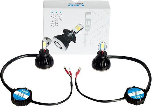 Lampen Auto Kit G5 H1 Canbus LED 6000K Kaltes Weiß 36V 40W 2Stück
