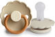 Frigg Daisy Πιπίλες Σιλικόνης Desert/Cream για ...
