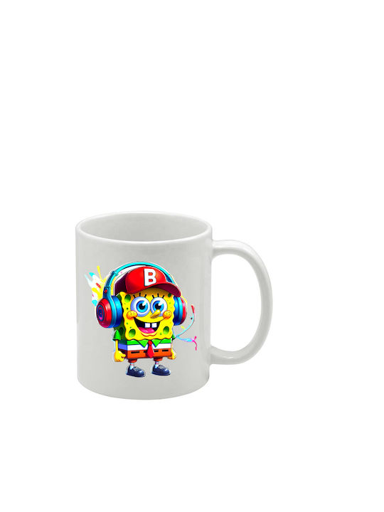 White Mug SpongeBob SquarePants