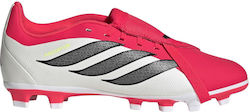 adidas Predator Club FG/MG Παιδικά Ποδοσφαιρικά Παπούτσια με Τάπες Κόκκινα