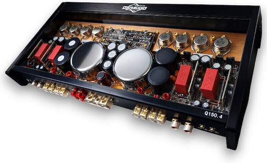 Dsa Audio Q150.4 Ενισχυτής Αυτοκινήτου 4 Καναλιών (Κλάση A/B)